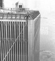 Philippe Petit, World Trade Centre, 1974